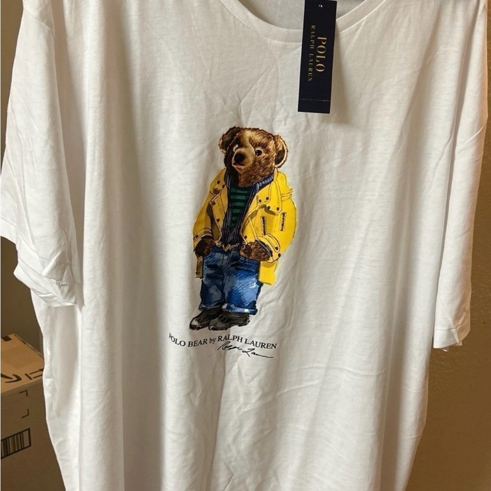 Men’s Classic Fit Raincoat Polo Bear T-shirt by Polo Ralph Lauren (Limited Ed.)